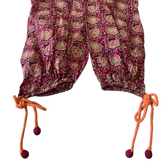 J. PRETWEAR 3- PC. SALWAR KAMEEZ, TROUSER-STOLE, WOMENS, S, PURPLE ORANGE - Picture 7 of 12